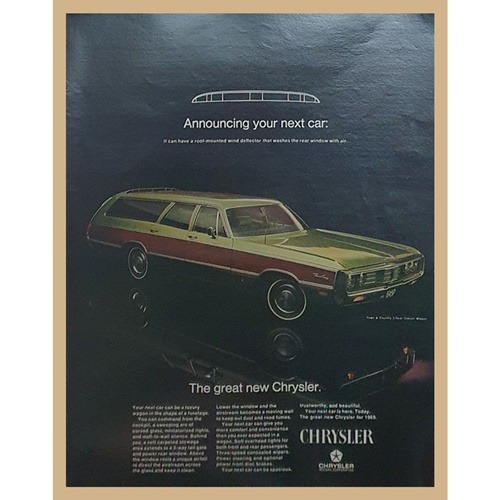 1968&#039;  The great new CHRYSLER
